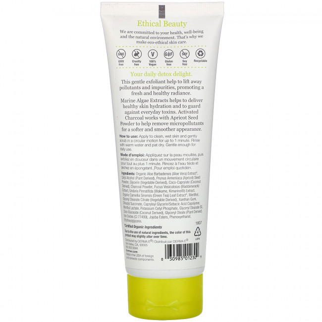 Derma E, Очищающий ежедневный скраб-детокс, 4 унции (113 г) Derma E, Очищающий ежедневный скраб-детокс, 4 унции (113 г)