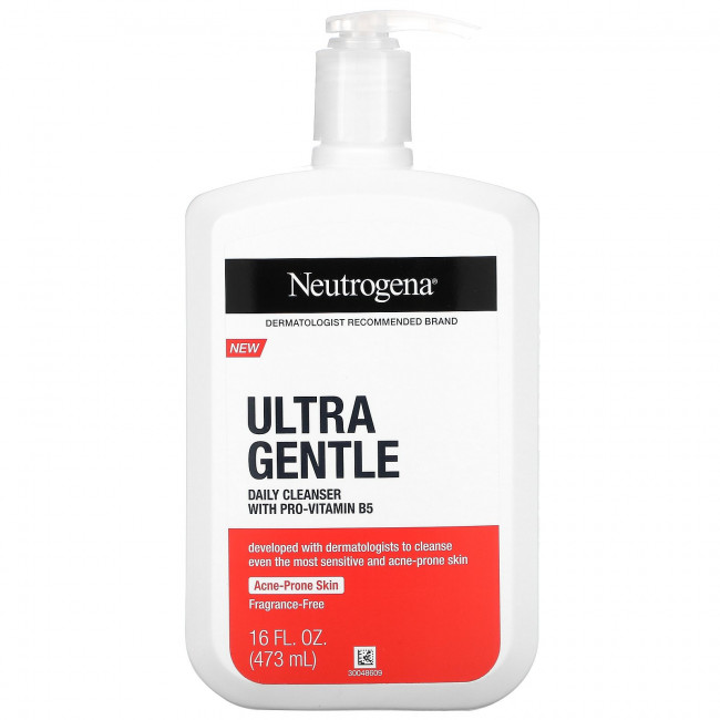 Neutrogena, Ультра мягкое, ежедневное очищающее средство с провитамином B5, без отдушек, 473 мл (16 жидк. Унций) Neutrogena, Ультра мягкое, ежедневное очищающее средство с провитамином B5, без отдушек, 473 мл (16 жидк. Унций)