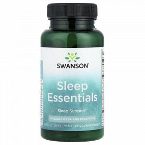 Swanson, Sleep Essentials, 60 растительных капсул