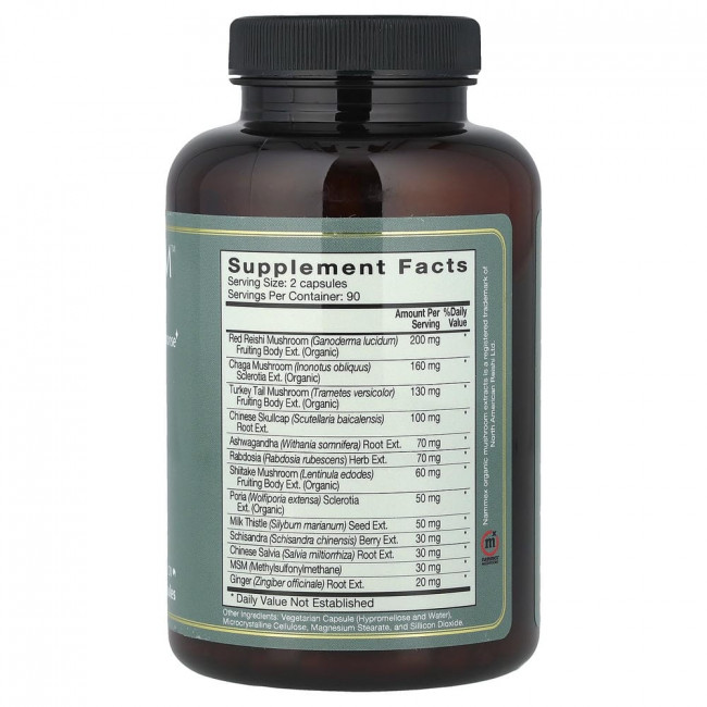 Natura Health Products, Mushroom™ Synergy, 180 капсул