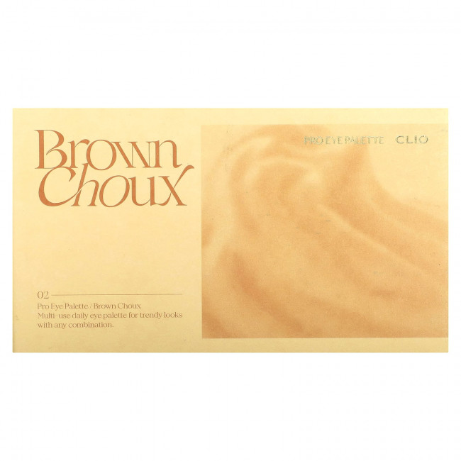 Clio, Pro Eye Palette, 02 Brown Choux, 0,6 г (0,21 унции)