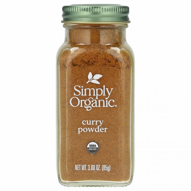 Simply Organic, Порошок карри, 3 унции (85 г)