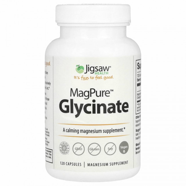 Jigsaw Health, MagPure Glycinate, 120 капсул Jigsaw Health, MagPure Glycinate, 120 капсул
