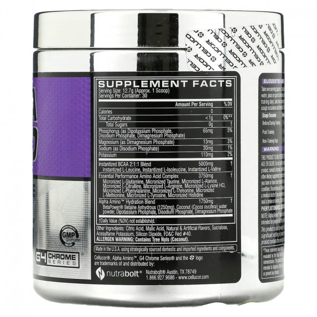 Cellucor, Alpha Amino, аминокислоты с разветвленной цепью для эффективности тренировок, арбуз, 13,4 унции (381 г) Cellucor, Alpha Amino, аминокислоты с разветвленной цепью для эффективности тренировок, арбуз, 13,4 унции (381 г)