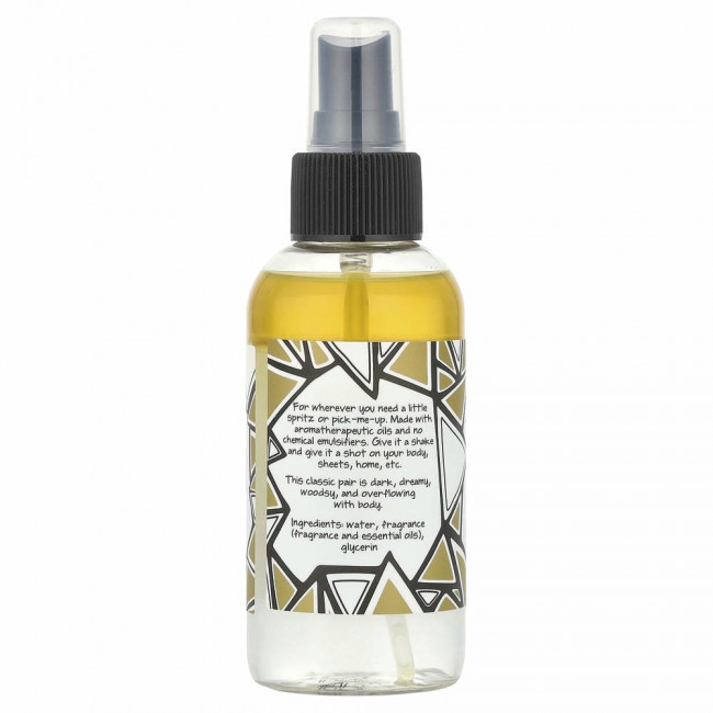 ZUM, Zum Mist, ароматерапевтический спрей для комнаты и тела, Frankincense & Myrrh (ладан и мирра), 118 мл (4 жидк. унции)