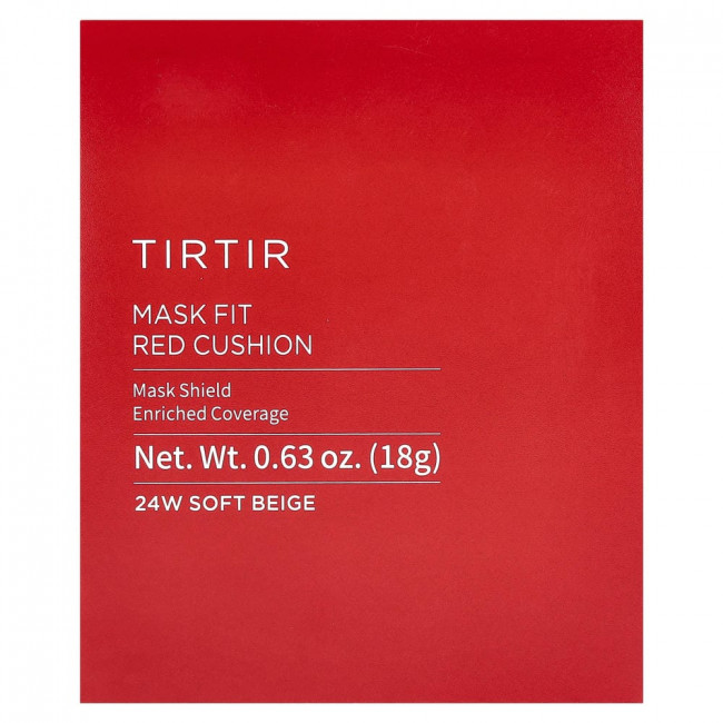TIRTIR, Mask Fit Red Cushion, 24W Soft Beige, 0.63 oz (18 g)
