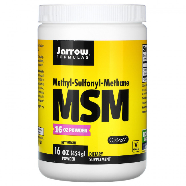 Jarrow Formulas, МСМ в виде порошка, 454 г (16 унций) Jarrow Formulas, МСМ в виде порошка, 454 г (16 унций)