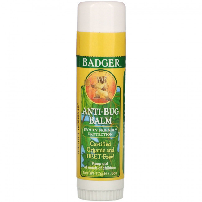Badger Company, After-Bug, бальзам от укусов насекомых, 17 г (0,6 унции) Badger Company, After-Bug, бальзам от укусов насекомых, 17 г (0,6 унции)