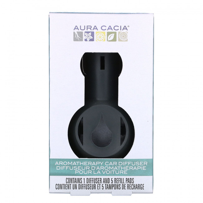 Aura Cacia, автомобильный диффузор для ароматерапии, 1 шт. Aura Cacia, автомобильный диффузор для ароматерапии, 1 шт.