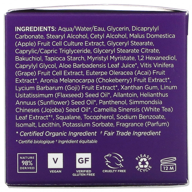 Andalou Naturals, омолаживающий крем, альтернатива ретинолу на растительной основе, антивозрастной, 50 г (1,7 унции) Andalou Naturals, омолаживающий крем, альтернатива ретинолу на растительной основе, антивозрастной, 50 г (1,7 унции)