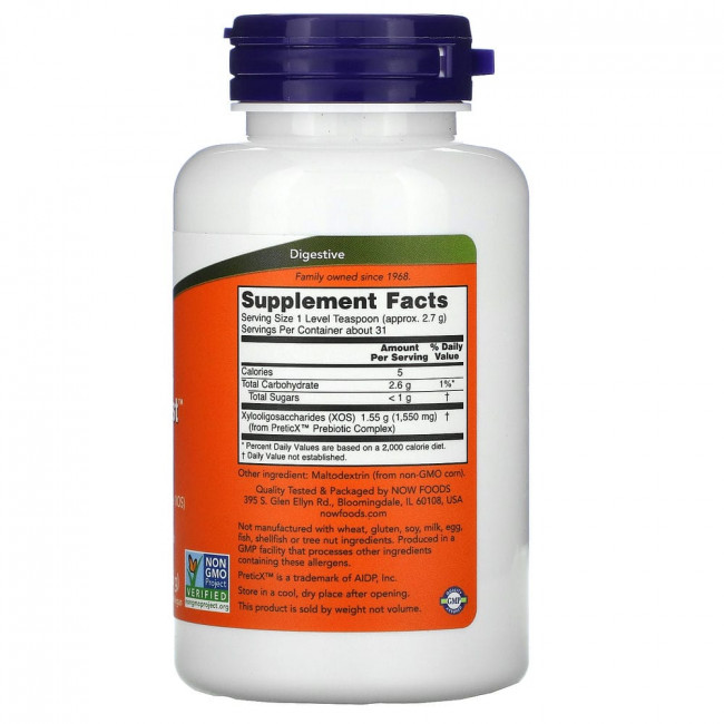 NOW Foods, Prebiotic Bifido Boost, порошок с пребиотиком, 85 г (3 унции) NOW Foods, Prebiotic Bifido Boost, порошок с пребиотиком, 85 г (3 унции)