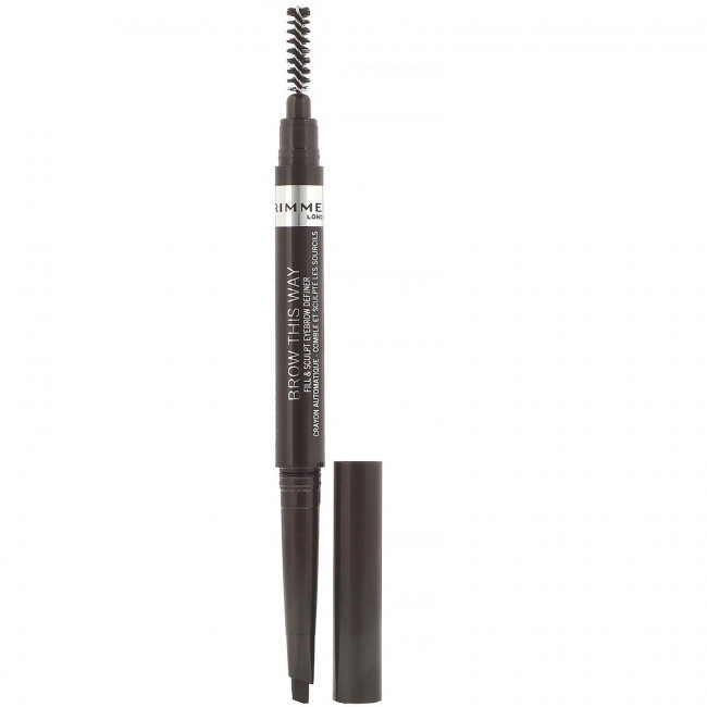 Rimmel London, Карандаш для бровей Brow This Way, 003 темно-коричневый, 0,25 г Rimmel London, Карандаш для бровей Brow This Way, 003 темно-коричневый, 0,25 г