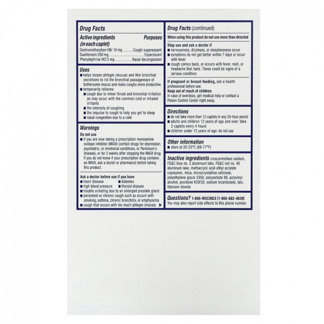 Mucinex, Mucinex Fast-Max, For Ages 12+, 20 Caplets
