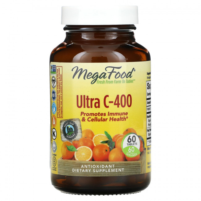MegaFood, Ultra C-400, 60 таблеток MegaFood, Ultra C-400, 60 таблеток