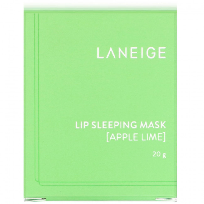 Laneige, ночная маска для губ, яблочно-лаймовый аромат, 20 г Laneige, ночная маска для губ, яблочно-лаймовый аромат, 20 г