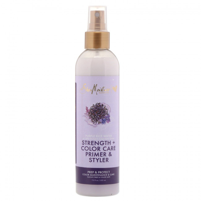 SheaMoisture, Вода из фиолетового риса, праймер и средство для укладки волос для укрепления и ухода за цветом, 222 мл (7,5 жидк. Унции) SheaMoisture, Вода из фиолетового риса, праймер и средство для укладки волос для укрепления и ухода за цветом, 222 мл (7,5 жидк. Унции)