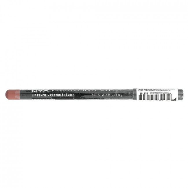 Карандаш для губ NYX Professional Makeup, Slim Lip Pencil, оттенок 858 Nude Pink, 1,04 г (0,03 унции)