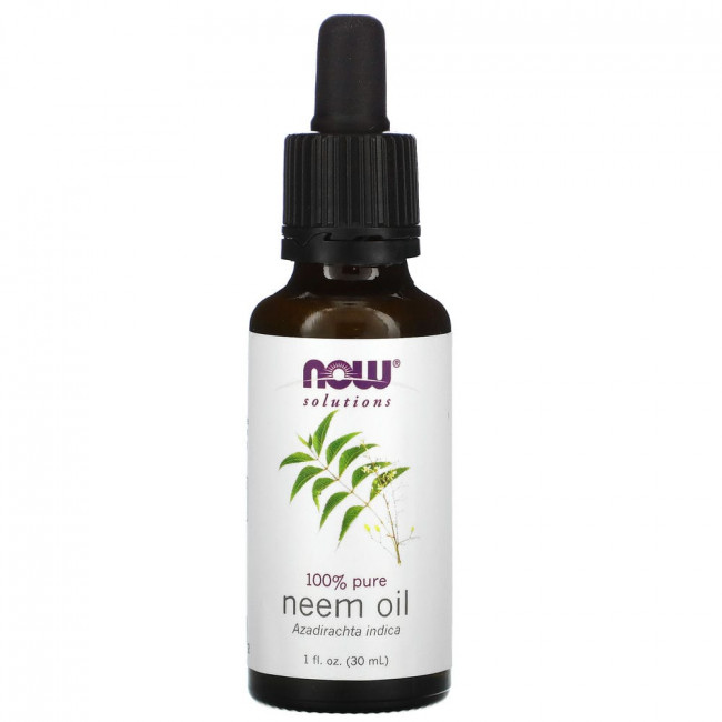 NOW Foods, 100% чистое масло нима, 30 мл (1 жидк.унция) NOW Foods, 100% чистое масло нима, 30 мл (1 жидк.унция)