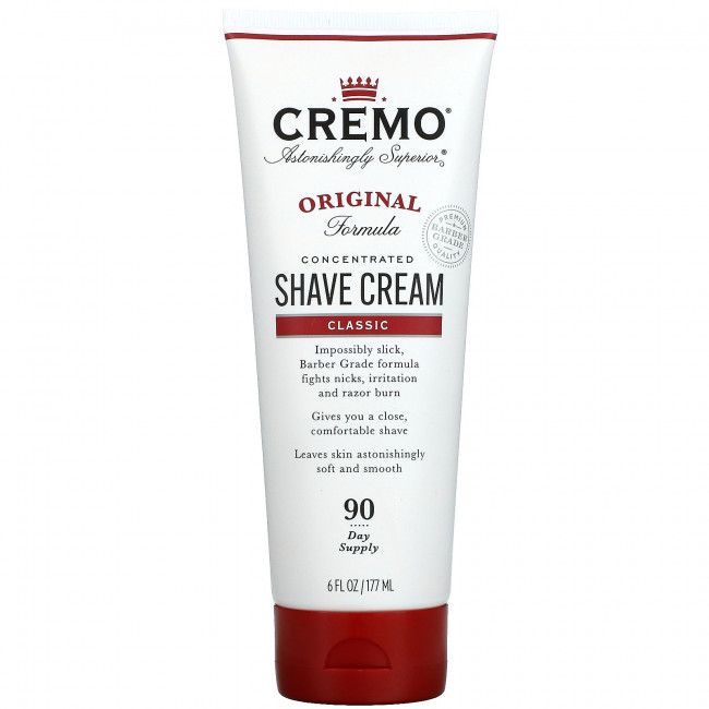 Cremo, Оригинальный крем для бритья, классический, 6 жидких унций (177 мл) Cremo, Оригинальный крем для бритья, классический, 6 жидких унций (177 мл)
