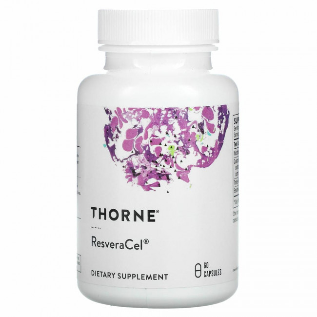 Thorne Research, ResveraCel, 60 капсул Thorne Research, ResveraCel, 60 капсул