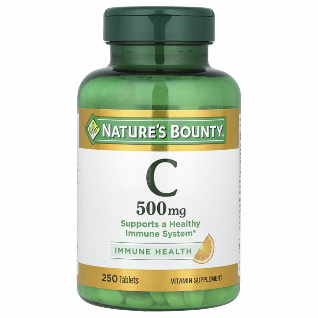 Nature's Bounty, Витамин С, 500 мг, 250 таблеток