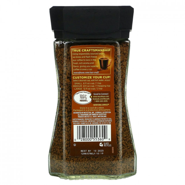 Nescaf?, Taster's Choice, Instant Coffee, French Roast, 7 oz (198 g) Тестер Чойс, растворимый кофе, французской обжарки, 7 унций (198 грамм)