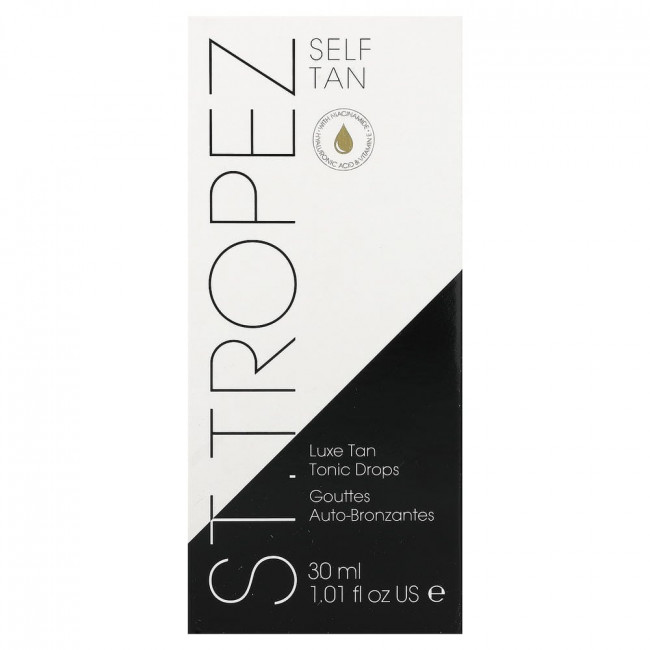 St. Tropez, Автозагар, Капли для автозагара Luxe Tan Tonic, 30 мл (1,01 жидкой унции)