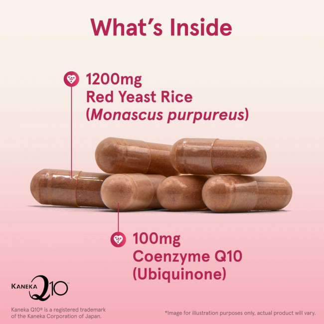 Jarrow Formulas, Красный дрожжевой рис + кофермент Q10, 120 капсул