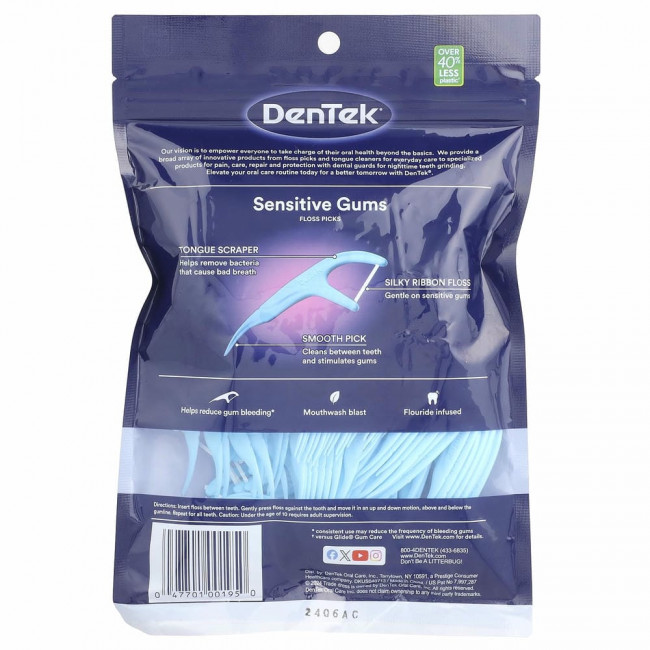 DenTek, Comfort Clean Floss, зубная нить для чувствительных десен, жидкость для полоскания рта, 150 зубной нити DenTek, Comfort Clean Floss, зубная нить для чувствительных десен, жидкость для полоскания рта, 150 зубной нити