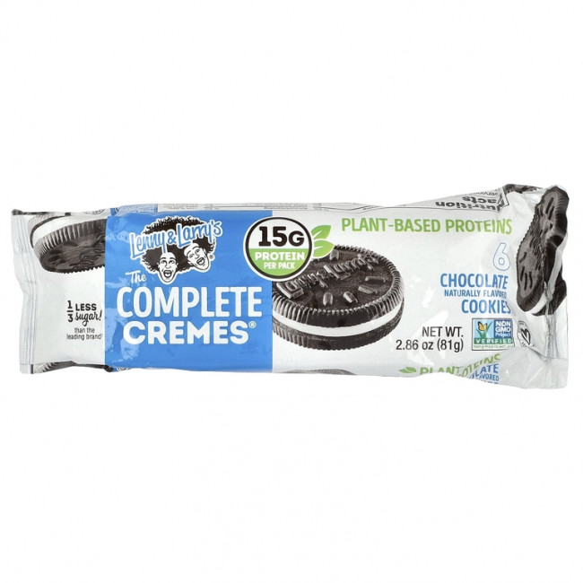 Lenny & Larry's, The Complete Cremes®, сэндвич-печенье, с шоколадом, 12 пакетиков по 81 г (2,86 унции)