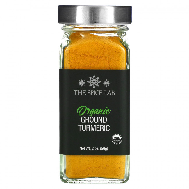 The Spice Lab, Органическая молотая куркума, 56 г (2 унции) The Spice Lab, Органическая молотая куркума, 56 г (2 унции)