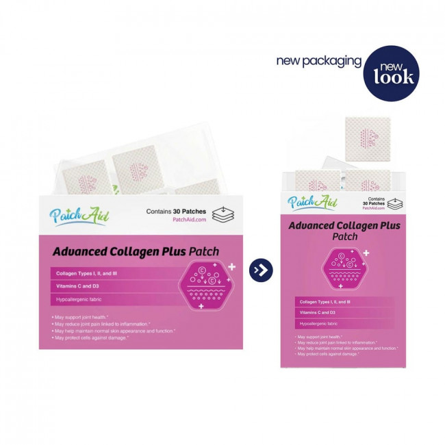 PatchAid, пластыри с коллагеном Advanced Collagen Plus, 30 пластырей.