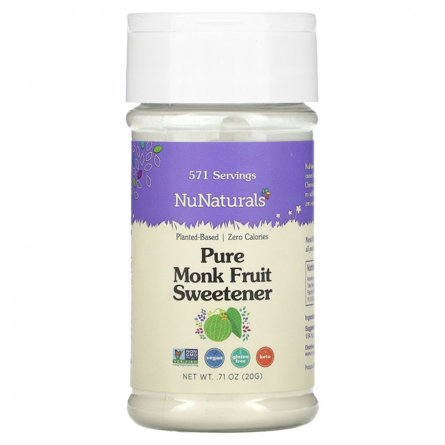 NuNaturals, Чистый экстракт плодов архата, 0,71 унций (20 г) NuNaturals, Чистый экстракт плодов архата, 0,71 унций (20 г)
