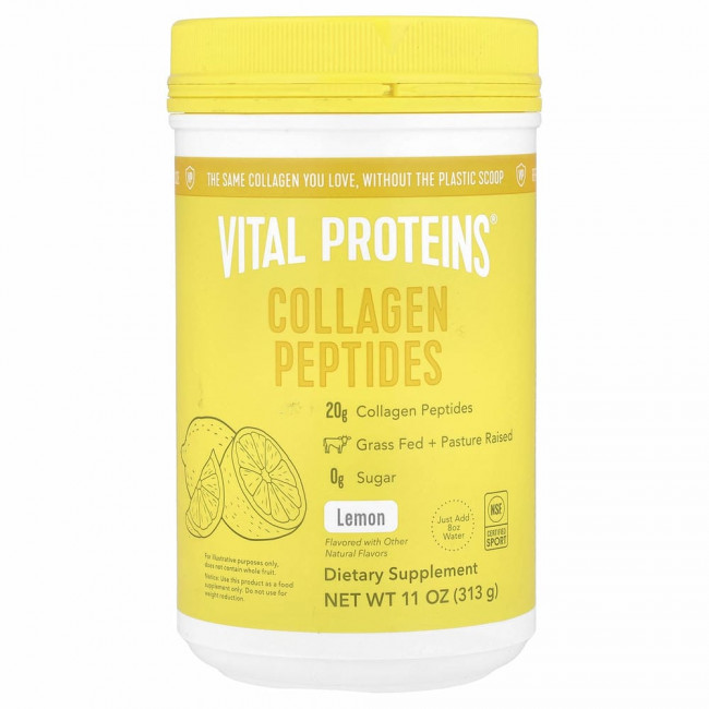 Vital Proteins, Коллагеновые пептиды, лимон, 313 г (11 унций)