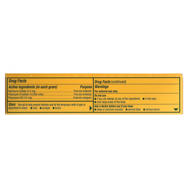 Neosporin, Крем двойного действия, обезболивающий крем, 1 унция (28,3 г) Neosporin, Крем двойного действия, обезболивающий крем, 1 унция (28,3 г)