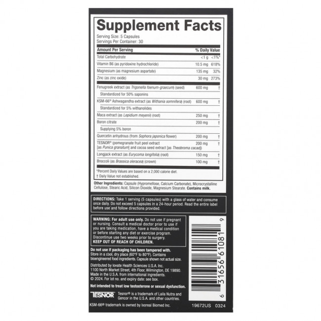 MuscleTech, AlphaTest™ Extreme, 150 Capsules MuscleTech, AlphaTest™ Extreme, 150 Capsules