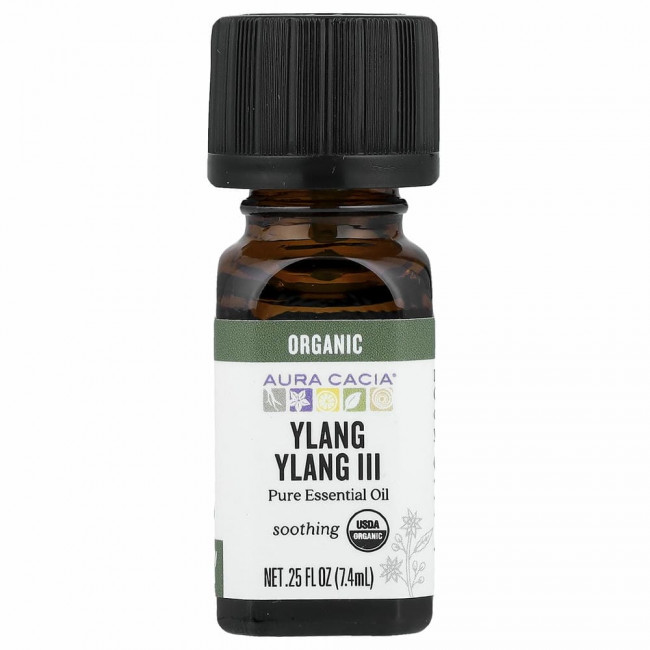 Aura Cacia, чистое эфирное масло, иланг-иланг III, 7,4 мл (0,25 жидк. унции) Aura Cacia, чистое эфирное масло, иланг-иланг III, 7,4 мл (0,25 жидк. унции)