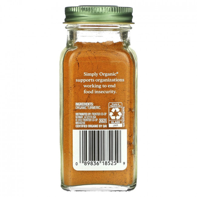 Simply Organic, Куркума, 2,38 унции (67 г) Simply Organic, Куркума, 2,38 унции (67 г)