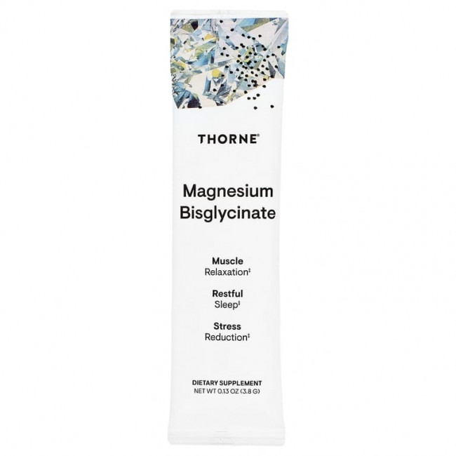 Thorne, Бисглицинат магния, 30 пакетиков по 3,8 г (0,13 унции)