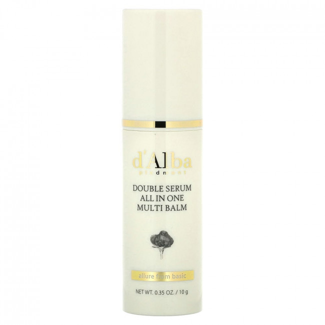 d'Alba, Double Serum All in One Multi Balm, 0.35 oz (10 g)