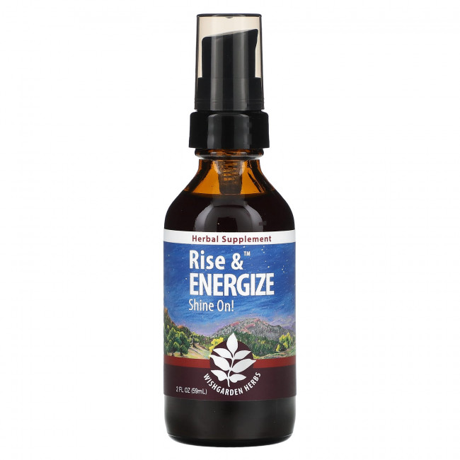 WishGarden Herbs, Rise & Energize, 59 мл (2 жидк. унции) WishGarden Herbs, Rise & Energize, 59 мл (2 жидк. унции)
