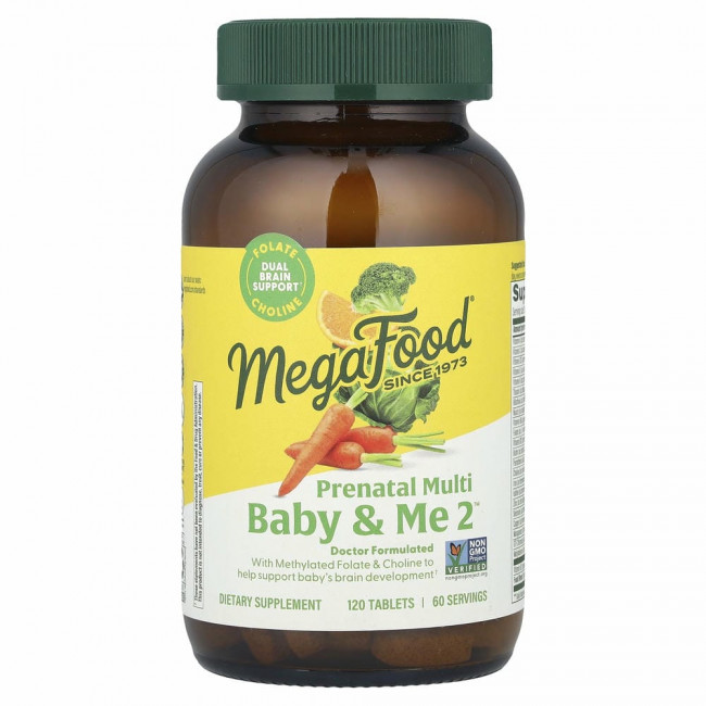 MegaFood, Baby & Me 2, 120 таблеток