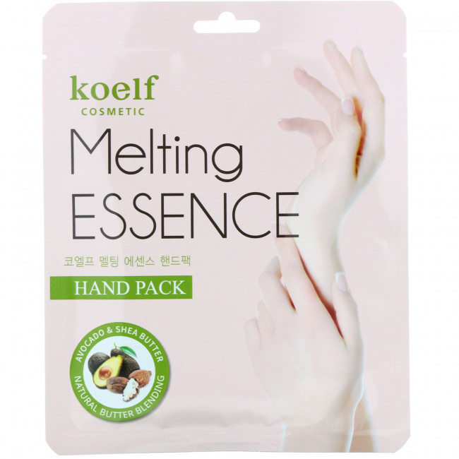 Koelf, Melting Essence Hand Pack, маска для рук, 10 пар