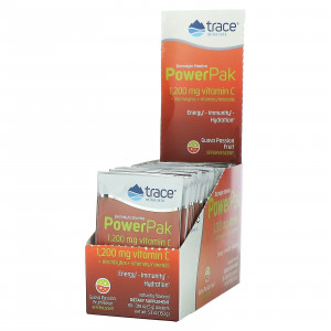 Trace Minerals ®, Electrolyte Stamina Power Pak, гуава и маракуйя, 30 пакетиков по 5 г (0,18 унции) Trace Minerals ®, Electrolyte Stamina Power Pak, гуава и маракуйя, 30 пакетиков по 5 г (0,18 унции)
