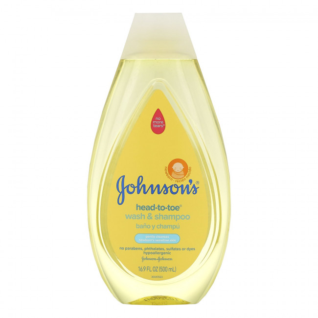Johnson's Baby, Head-Toe, средство для мытья рук и шампунь, 500 мл (16,9 жидк. Унции) Johnson's Baby, Head-Toe, средство для мытья рук и шампунь, 500 мл (16,9 жидк. Унции)