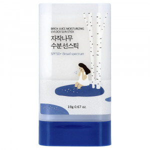 Солнцезащитный стик Round Lab Birch Juice Moisturizing UVLock Sun Stick, SPF 50+, 0.67 унции (19 г)