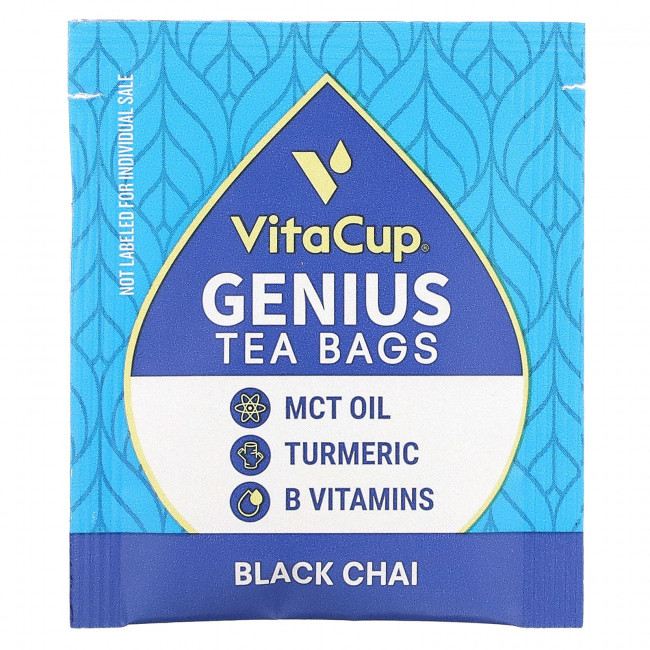 VitaCup, Genius Tea, черный чай, 14 пакетиков по 2 г (0,07 унции)