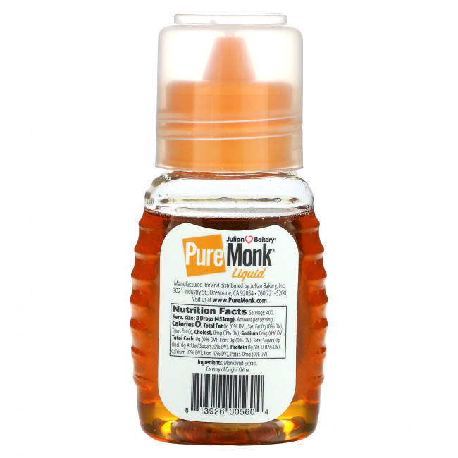 Julian Bakery, Pure Monk Liquid, 60 мл (2 жидк. Унции) Julian Bakery, Pure Monk Liquid, 60 мл (2 жидк. Унции)