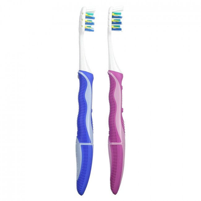 Oral-B, Pro-Health, Pulsar, зубная щетка на батарейках, средняя, 2 шт. в упаковке Oral-B, Pro-Health, Pulsar, зубная щетка на батарейках, средняя, 2 шт. в упаковке