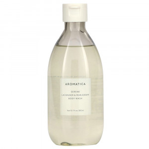 Aromatica, Serene Body Wash, Lavender & Marjoram, 10.1 fl oz (300 ml)